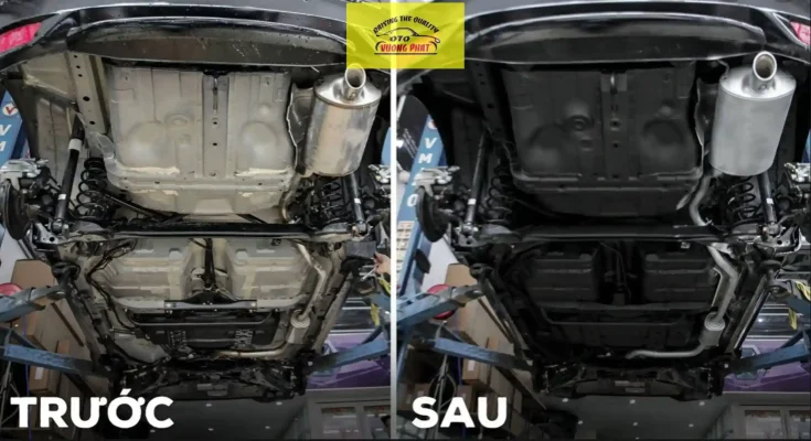 sơn phủ gầm xe ô tô