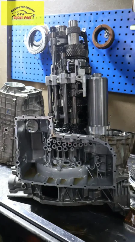 Sửa chữa hộp số ly hợp kép xe Audi A6