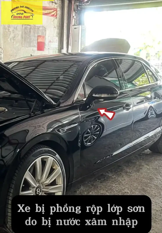 Nguyên nhân và cách khắc phục sơn xe ô tô bị phồng rộp tại Garage Vương Phát sơn xe ô tô bị phồng rộp