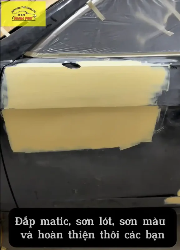 Nguyên nhân và cách khắc phục sơn xe ô tô bị phồng rộp tại Garage Vương Phát sơn xe ô tô bị phồng rộp