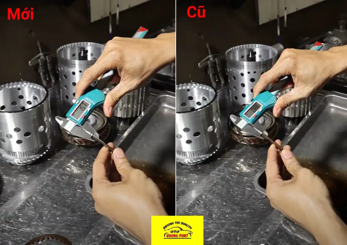 Kiểm tra hao mòn bộ ly hợp